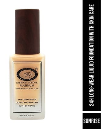Fashion Colour - Deep Brown Liquid Matte Foundation 30 gm