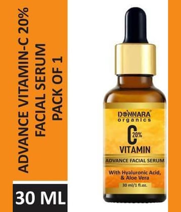 Donnara Organics  Advanced Vitamin C 20% Facial Serum -  For Anti Ageing & Skin Brightening Face Serum 30 mL