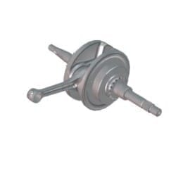 Crankshaft Complete Assembly - Pleasure - 13000AAL400S