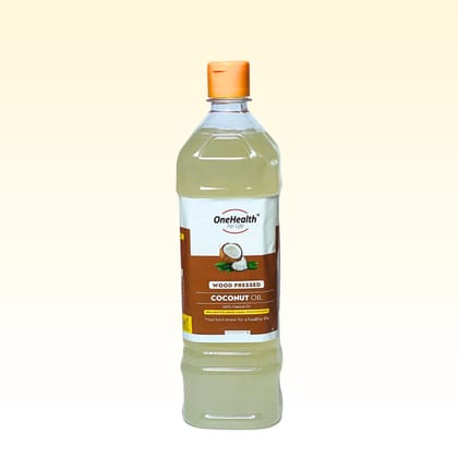 OneHealth Wood Pressed Coconut Oil, 500 ml