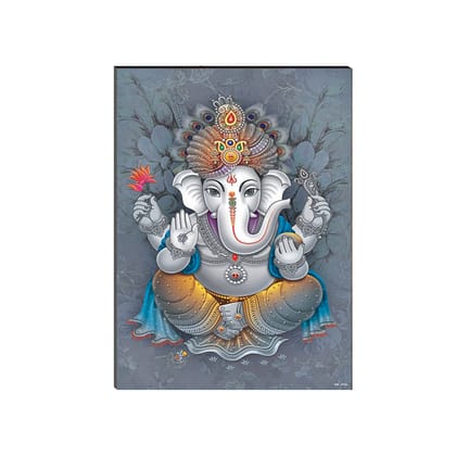 6MM MDF Lord Ganesha Satin Matt Texture UV Art Painting