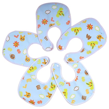 FAIRBIZPS Soft Baby Bibs Washable Waterproof Printed Baby Bibs Apron with Button for Baby Feeding- Multicolor FAIRBIZPS Soft Baby Bibs Washable Waterproof Printed Baby Bibs Apron with Button for Baby Feeding- Multicolor