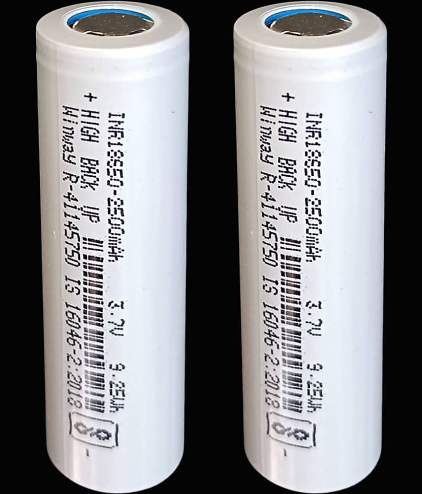 CONSONANTIAM Pack of 2, 3.7 Volt 2500 mAH Winway Lithium Rechargeable Battery use for Led Light, Bluetooth Speaker, Power Bank, Trimmer, Laptop, Battery Student Project Etc.