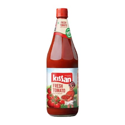 Kissan Fresh Tomato Ketchup Bottle, 1kg 