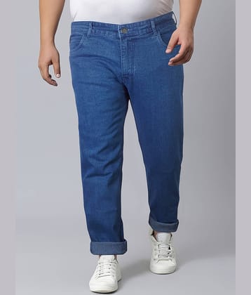 JB JUST BLACK Regular Fit Cuffed Hem Men's Jeans - Blue ( Pack of 1 )