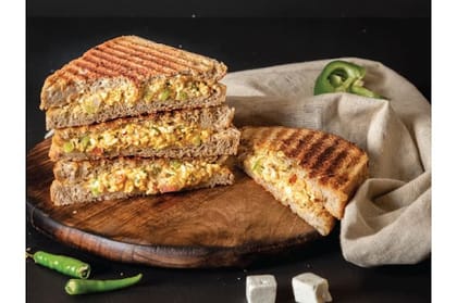 Paneer Sandwich - Protein Rich
