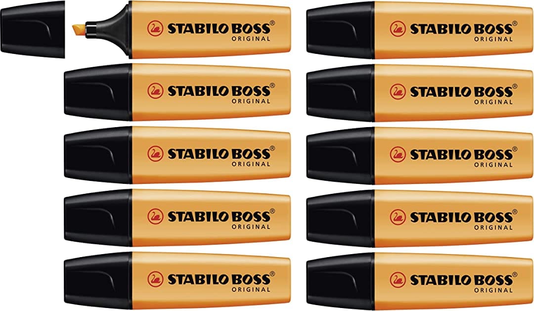 Stabilo | Boss Original | Orange | Wallet Of 10 Pcs