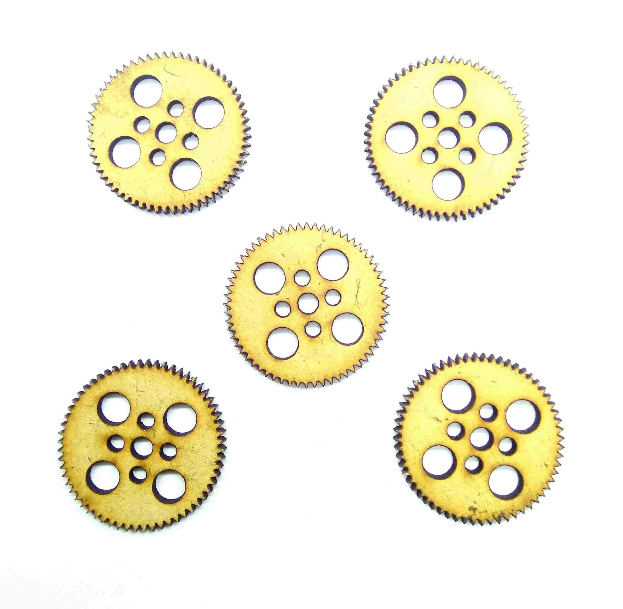 MDF Gears Design 1 - Set of 5 pcs