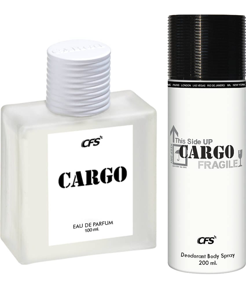 CFS Cargo White EDP Long Lasting Perfume & Cargo White Deodorant Body Spray