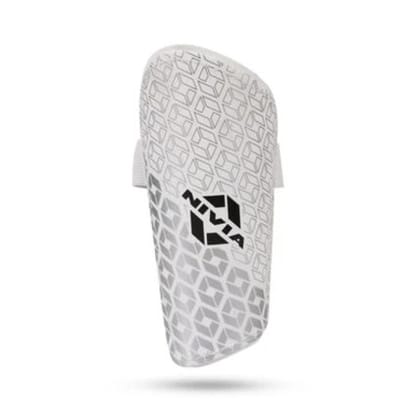Nivia 805S Wisdom-2018 Plastic Shin Guard, Small (White)
