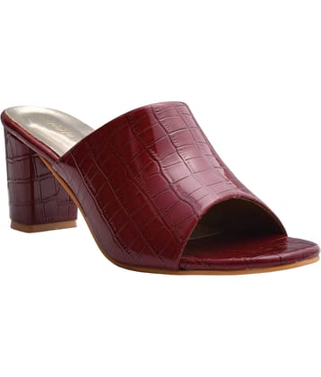 Ajanta - Red Women's Mules Heels
