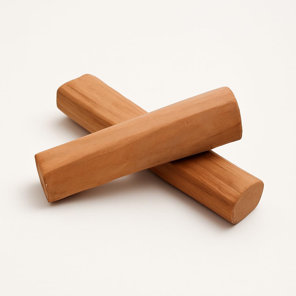 MAYAPURI White Pure Sandalwood Stick or Safed Chandan Lakdi for Pooja, Face | Original Chandan Kath for Puja, Homa Religious Usage and Healing Purpose (50 grams) - Pooja Needs | Buy online on ZillyBuy