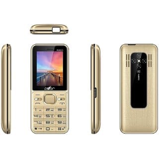 MTR Pear Punch (Dual Sim,2.4 Inch Display, 3000 mAh Battery, Gold)