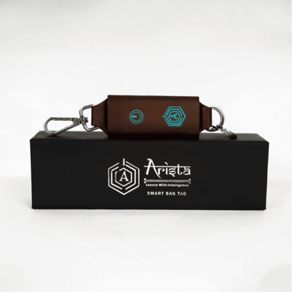 Arista Vault Brown Smart Bag Tag Arista Vault Brown Smart Bag Tag