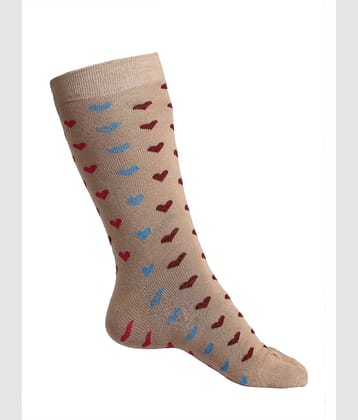 Texlon - Multicolor Cotton Women's Mid Length Socks ( Pack of 5 )