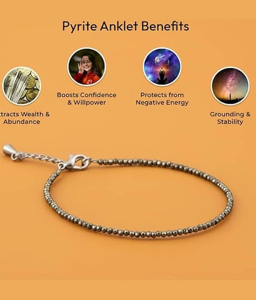 Dzinetrendz Gold Anklets ( Pack of 1 )