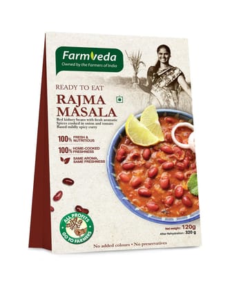 Farmveda Rajma Masala (Ready to Eat) - 120g
