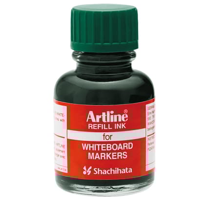 Artline ESK 50 Whiteboard Marker Refillable Ink Pack of 10 (Green Colours) | Bottle 20 ml. for refillable whiteboard Marker