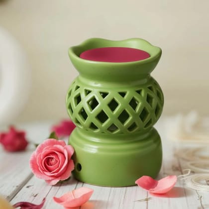 Rareity Rose Gulaab Aroma Melt | Jaali Diffuser | Romantic Floral Fragrance for Relaxation & Home Ambience | Elegant Handcrafted Aroma Set