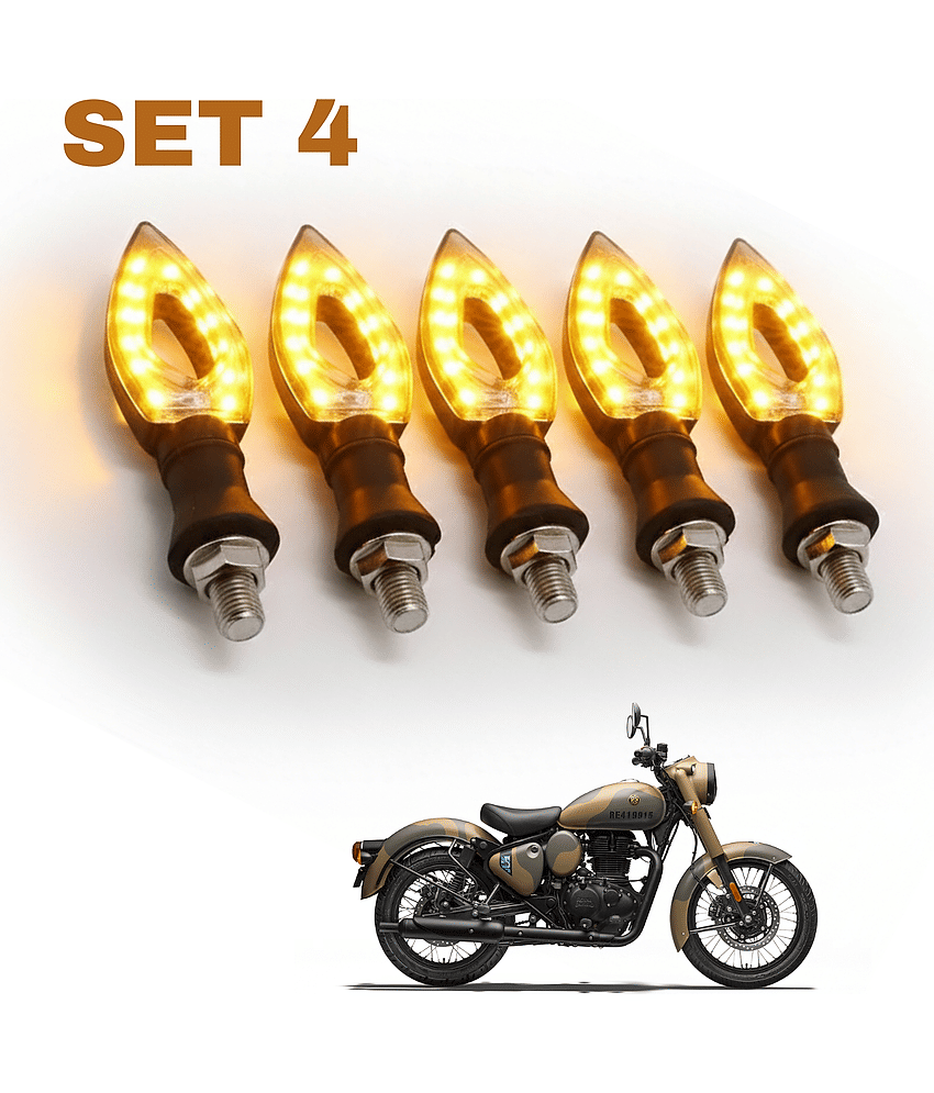 AKSMIT Indicator Light For All Bike Make ( Pack of 4 )