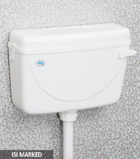 Flush Cistern Single Push 'Wonder' White Color