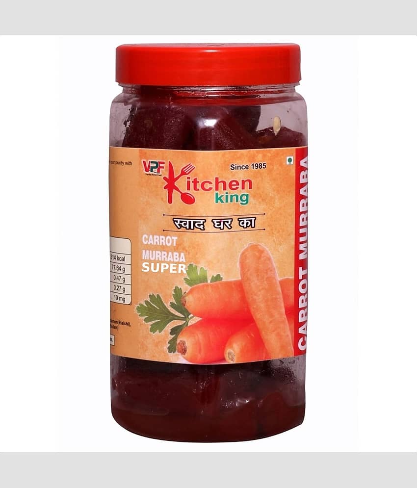 Kitchen King Since-1985 Mother-Made Organic Carrot Murabba with Almonds Immunity Increaser Pack Pickle 1 kg