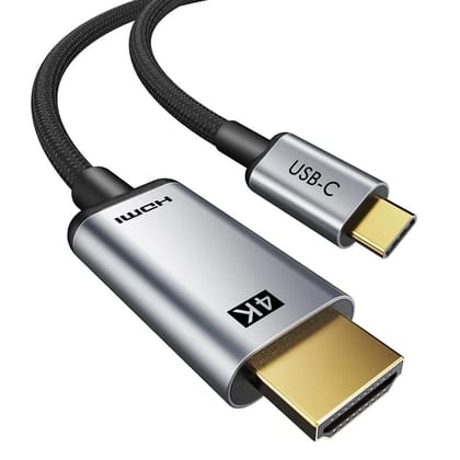 Type C to 4K HDMI Cable USB 3.1 (M) to HDMI 2.0 (M), Thunderbolt 3 Compatible, Supports 3840x2160 @60Hz Resolution-1.8m Type C to 4K HDMI Cable USB 3.1 (M) to HDMI 2.0 (M), Thunderbolt 3 Compatible, Supports 3840x2160 @60Hz Resolution-1.8m