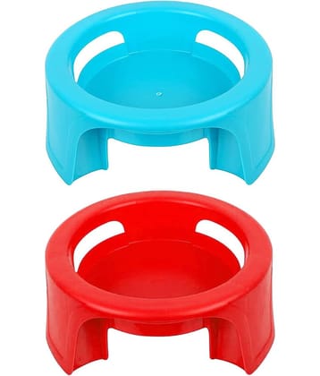 FIT4CHEF Multicolor Polypropylene Matka Stand ( Pack of 2 )