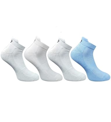 4_Pair Set Unisex Casual Cotton Printed Ankle Length Socks (Multicolor)-PID63447