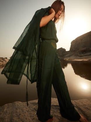 Organza Trench-L/XL