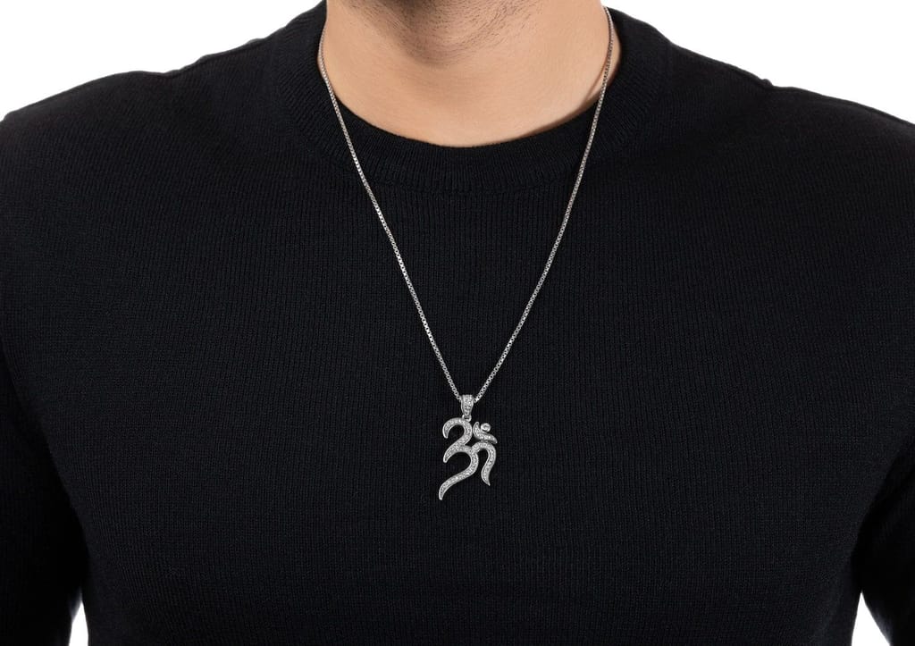 Iced Out Om Pendant