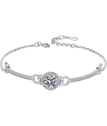 FASHION FRILL - Silver Bracelet ( Pack of 1 )