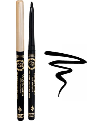 Colors Queen Gel Khol Kajal Auto Eye Pencil Kajal Pencil Black 1g (Pack of 1)