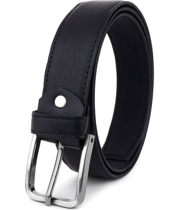 SUNSHOPPING - Black Synthetic Men's Formal Belt ( Pack of 1 )