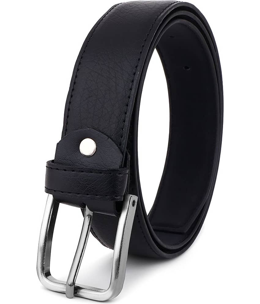 SUNSHOPPING - Black Synthetic Men's Formal Belt ( Pack of 1 )