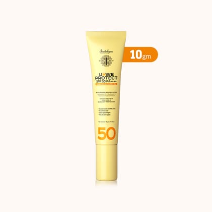 U-We Protect Ultra Light Broad Spectrum Sunscreen Gel - SPF 50 PA++++-10gm