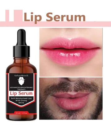 UrbanMooch Advanced Pink Lip Serum- For Glossy, Shiny & Soft Lips (Moisturizing & Nourishing) For Men- Face Serum 30 mL