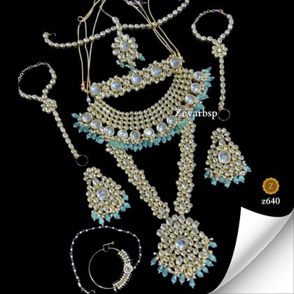 Eternal Green Kundan Jewelry Set