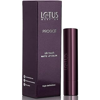 Lotus Make-Up Proedit Silk Touch Matte Lip Color (Mocha Melt, 4.2 G)