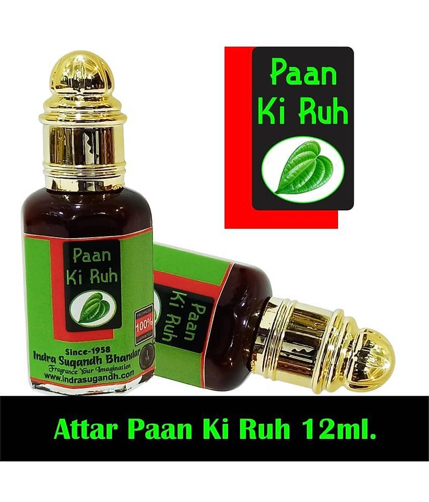INDRA SUGANDH BHANDAR - Paan Ki Ruh Attar For Men & Women 12ml Pack Of 1