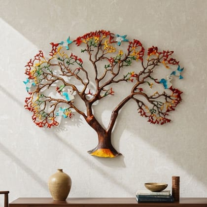 Aluminium Wall Hanging Tree Sculpture � Home Decor Showpiece, Height : 25 Inch (ZMAS046 E) Aluminium Wall Hanging Tree Sculpture � Home Decor Showpiece, Height : 25 Inch (ZMAS046 E)