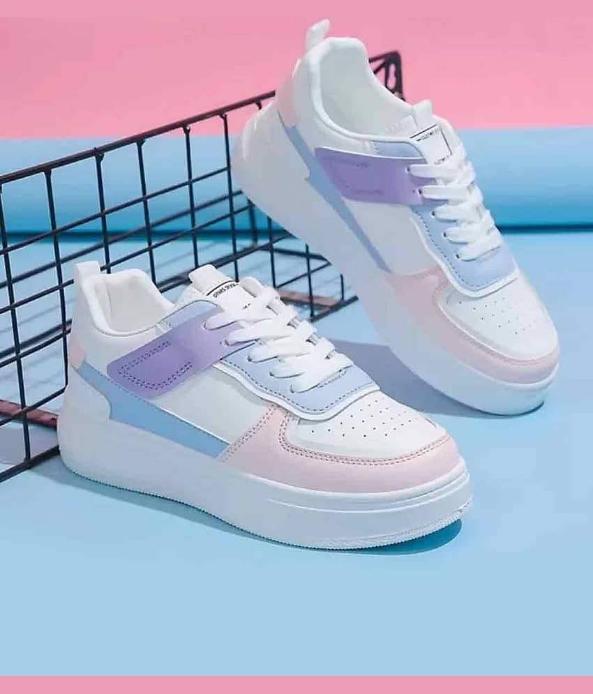 Shoetopia - Pink Women's Sneakers