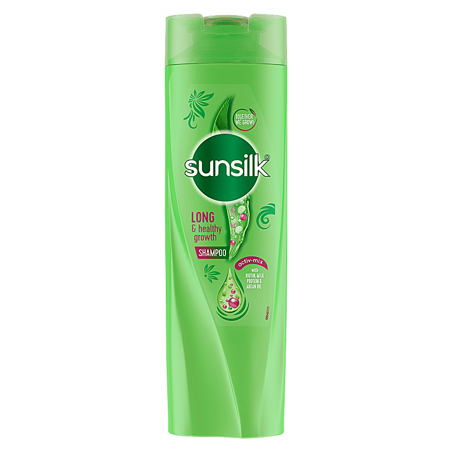 Sunsilk Hair Shampoo - Biotin, Long & Healthy Growth, 360 ml