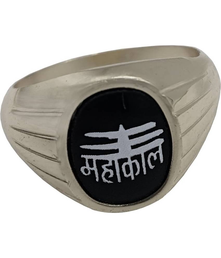 JIPPA - Silver Rings ( Pack of 1 )