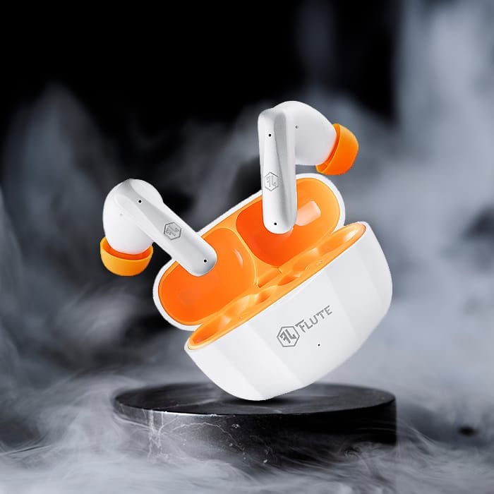 Flute Fpods 100 Wireless Earbuds - White