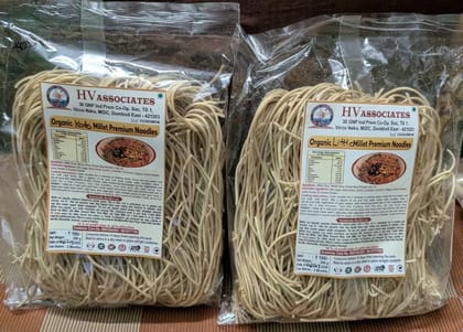 Hv Associates Organic Little Millet Premium Noodles (200G) | Healthy & Nutritious Instant Noodles | Quick Meal Solution | Made In India