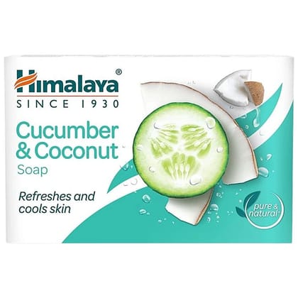 Himalaya Cucumber & Coconut Soap, Refreshes & Rejuvenates Skin, 125 G