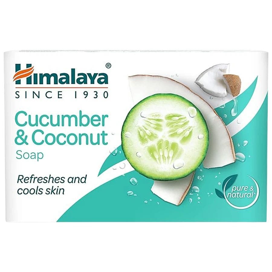 Himalaya Cucumber & Coconut Soap, Refreshes & Rejuvenates Skin, 125 G