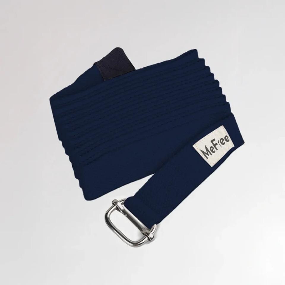 MeFree - Yoga Belt - 9 Ft ( Navy Blue) 38mm