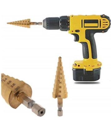 SHB 9-Step Cond rill Hex Shank1/4 Hole Cutter Drilling Tool (4-20 mm)
